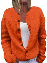 Daphne | Cozy Knit Cardigan with Wooden Buttons