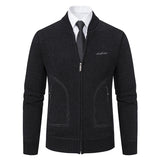Alexander | Full-Zip Business Knit Cardigan for Men