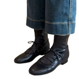 Madeline | Lace-Up Leather-Look Ankle Boots for Women