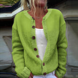 Daphne | Cozy Knit Cardigan with Wooden Buttons