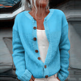 Daphne | Cozy Knit Cardigan with Wooden Buttons