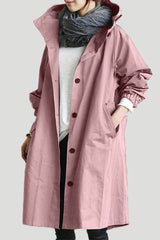 Abigail | Women's Oversized Hooded Longline Trench Coat