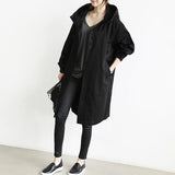 Abigail | Women's Oversized Hooded Longline Trench Coat