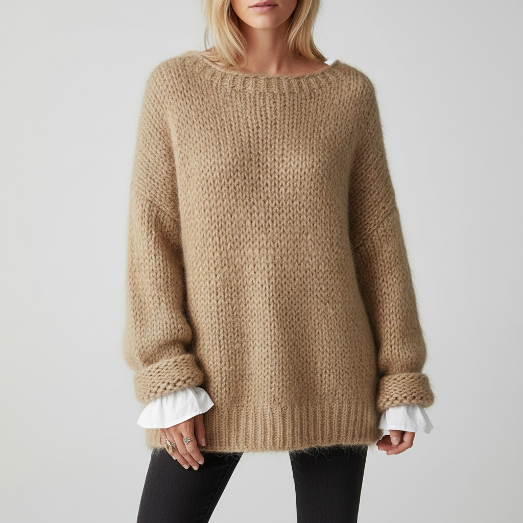 Louisa | Oversized Knit Pullover Sweater