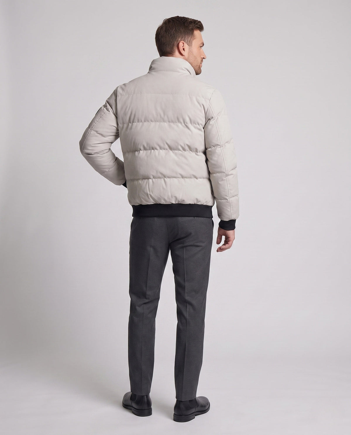 Max | Short Puffer Jacket with High Collar for Men