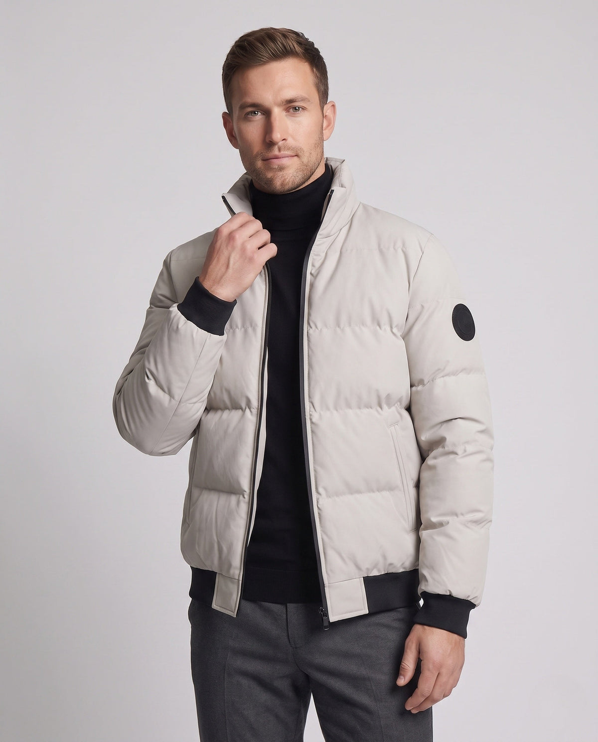 Max | Short Puffer Jacket with High Collar for Men