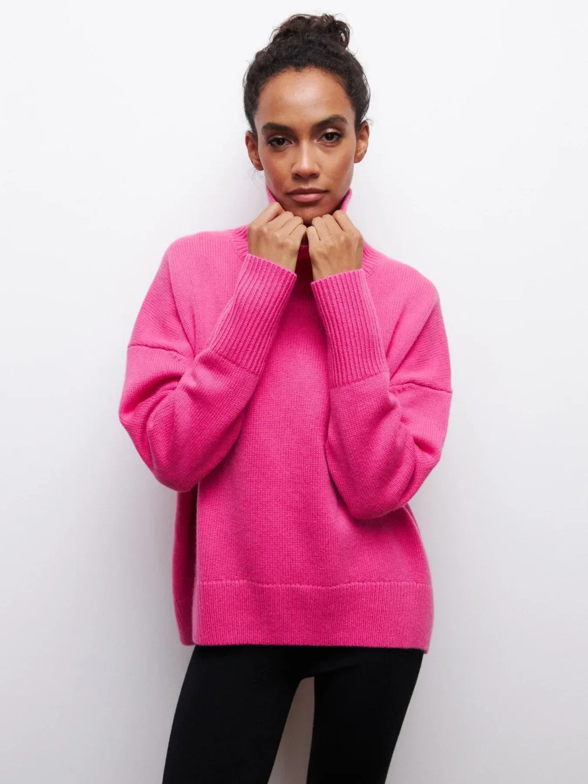 Queenie | Cozy Oversized Turtleneck Sweater