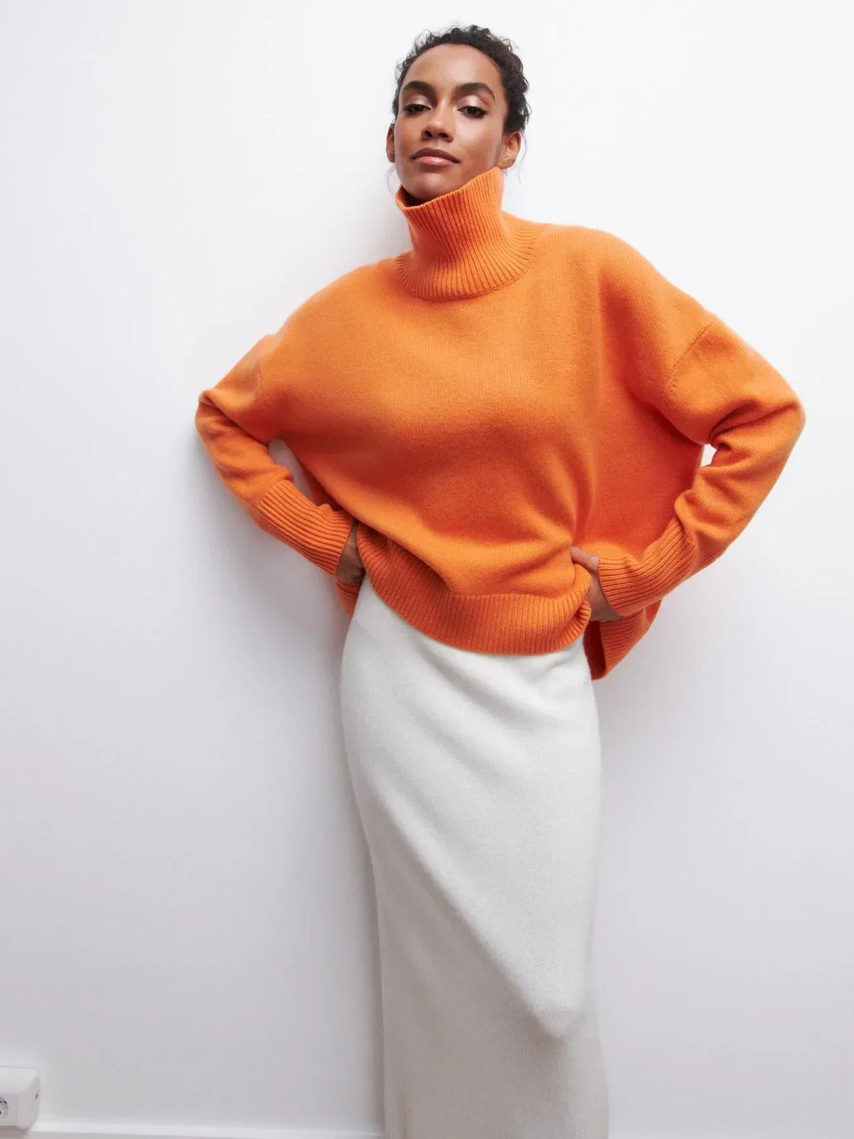 Queenie | Cozy Oversized Turtleneck Sweater