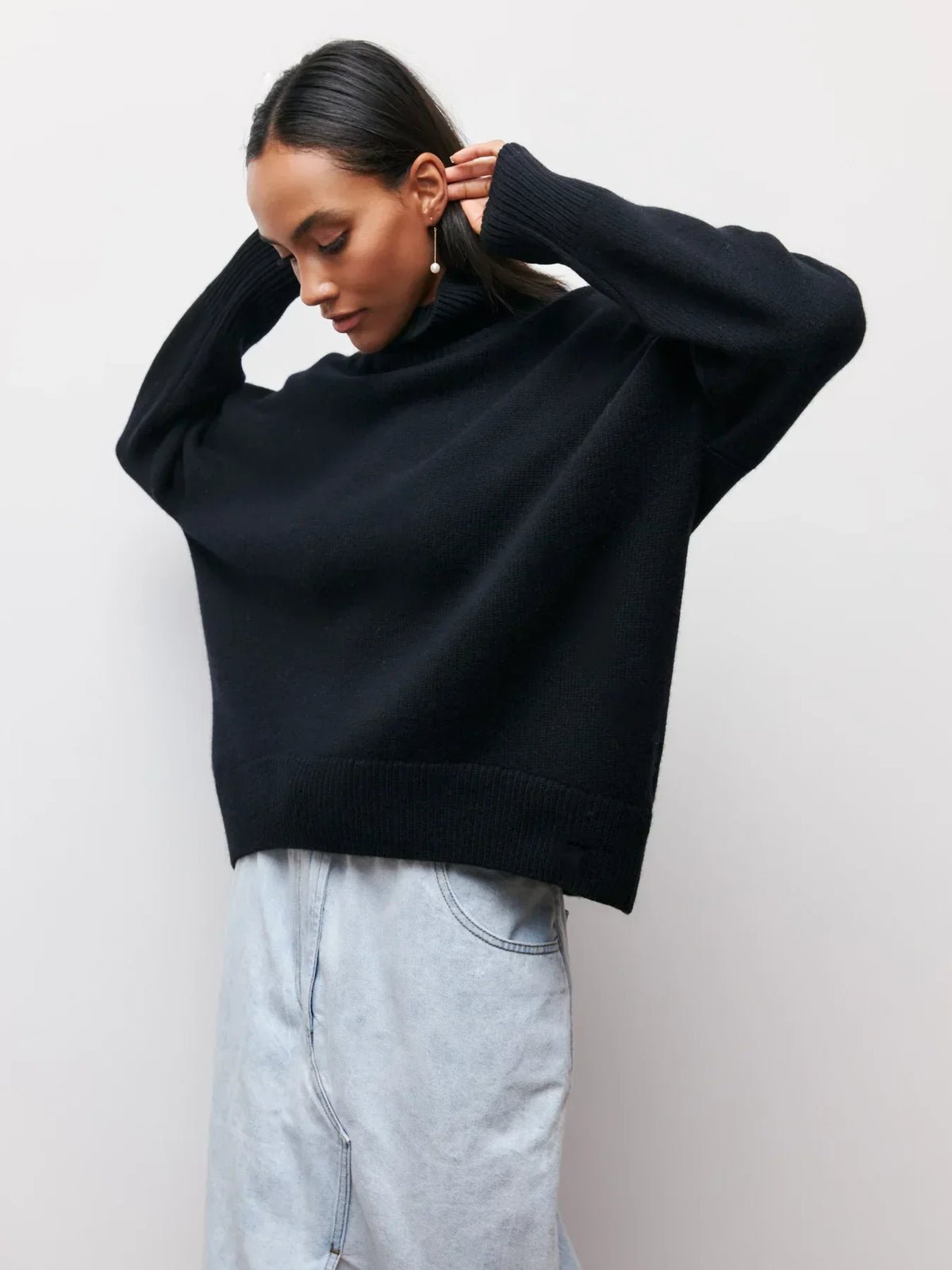 Queenie | Cozy Oversized Turtleneck Sweater