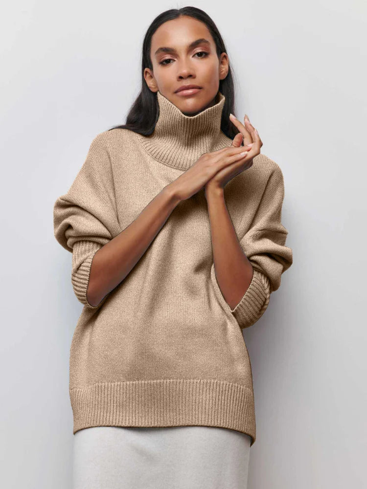 Queenie | Cozy Oversized Turtleneck Sweater