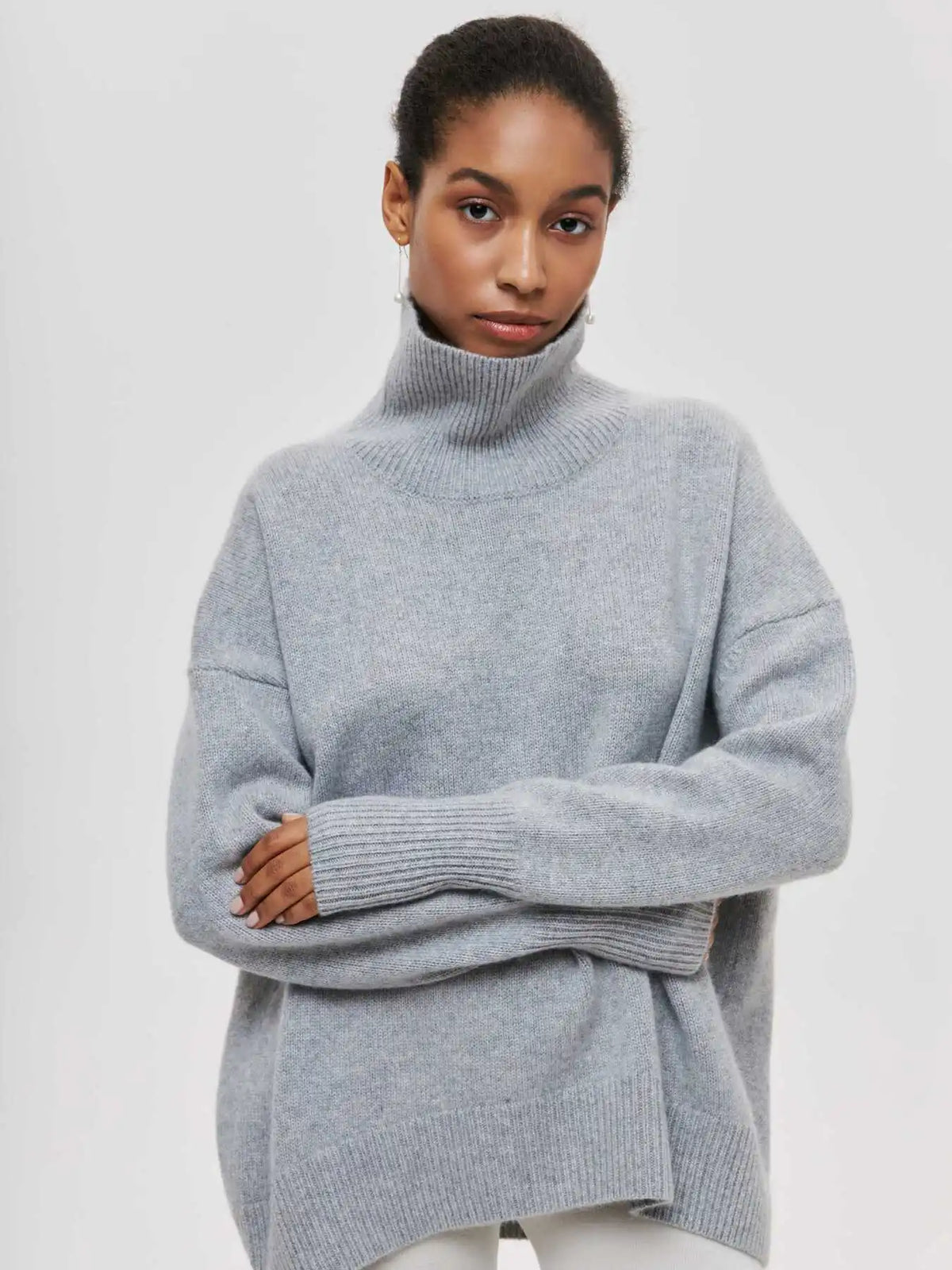Queenie | Cozy Oversized Turtleneck Sweater