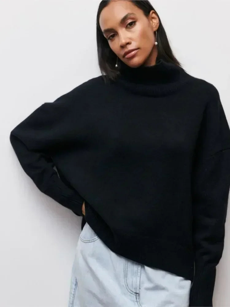 Queenie | Cozy Oversized Turtleneck Sweater