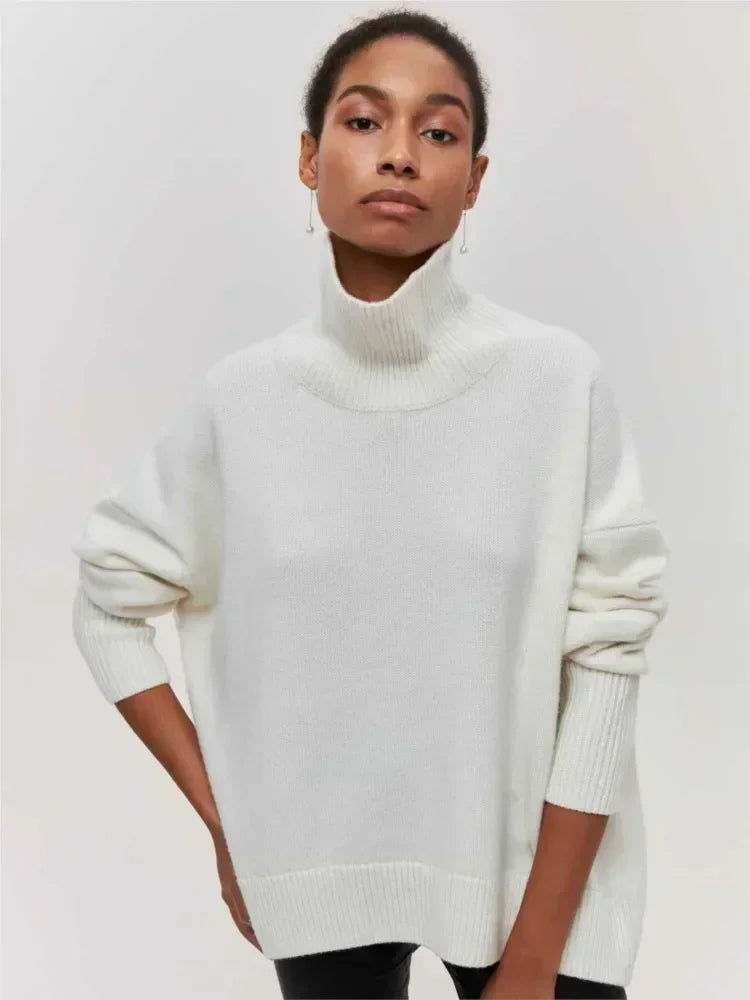 Queenie | Cozy Oversized Turtleneck Sweater