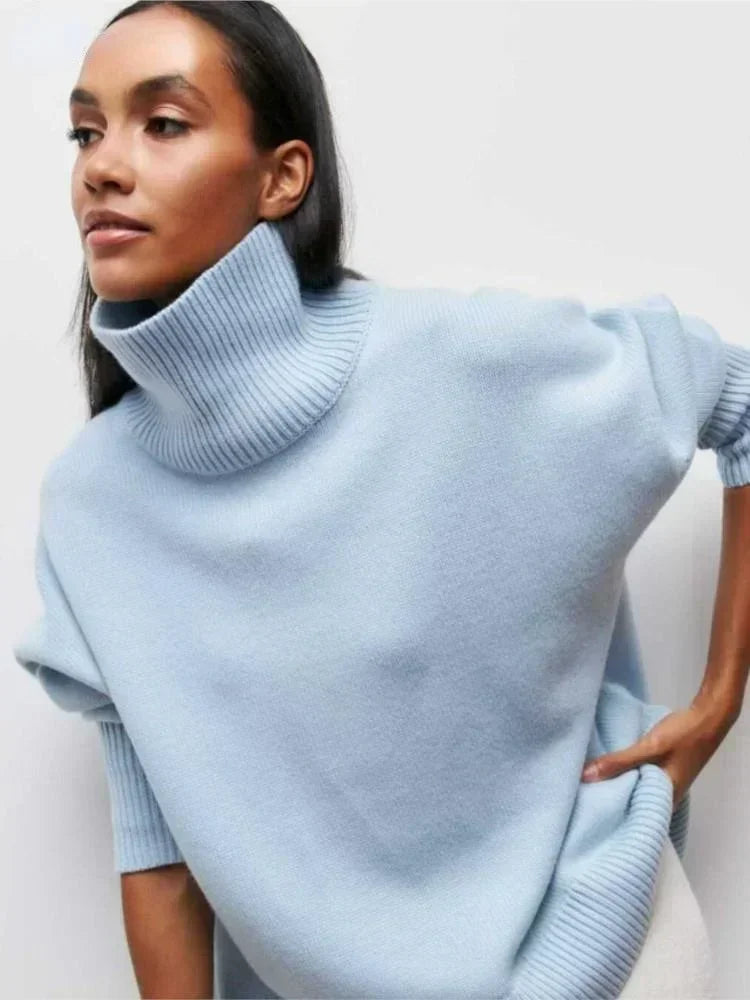 Queenie | Cozy Oversized Turtleneck Sweater