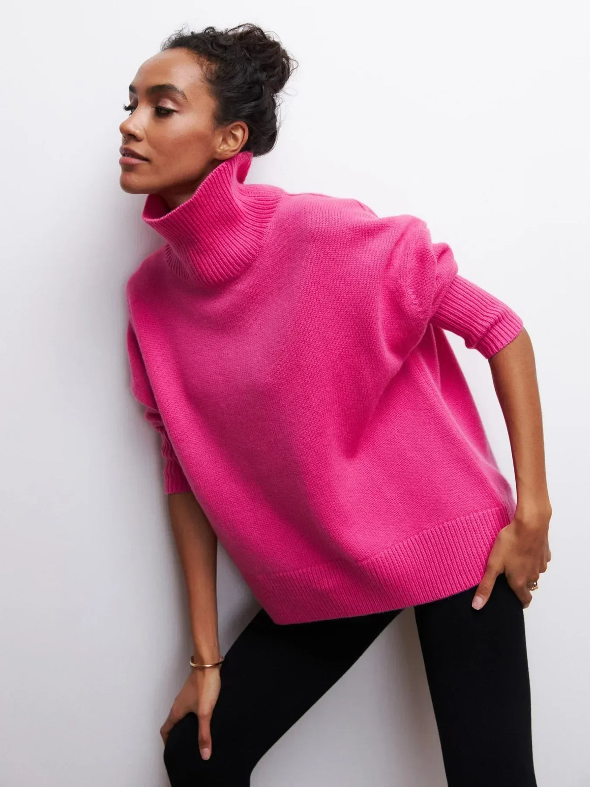 Queenie | Cozy Oversized Turtleneck Sweater