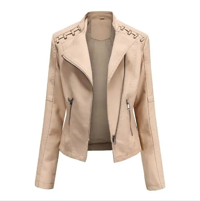 Pia | Veste en cuir souple intemporelle