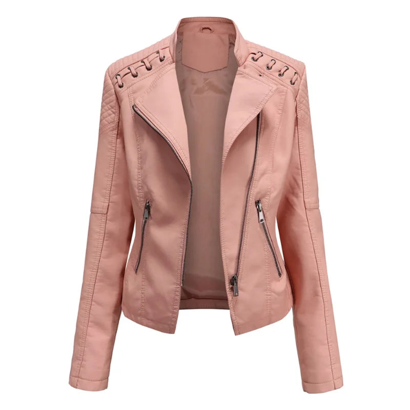 Pia | Veste en cuir souple intemporelle
