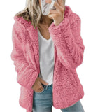 Sophia | Plush Teddy Fleece Jacket with Pockets for Women