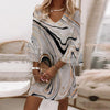Sabrina | Wavy Pattern Knit Pullover Sweater for Women