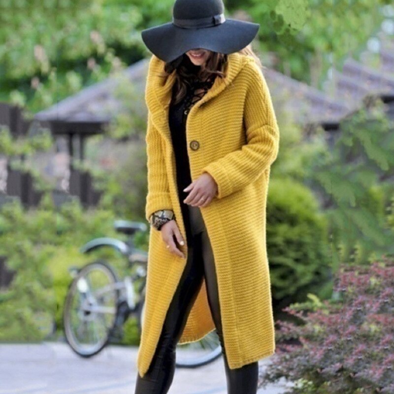 Hannah | Longline Hooded Cardigan for Women