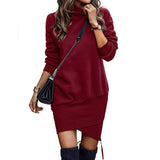 Francesca | Elegant Long-Sleeve Sweater Dress