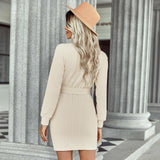 Olive | Elegant Bodycon Turtleneck Dress