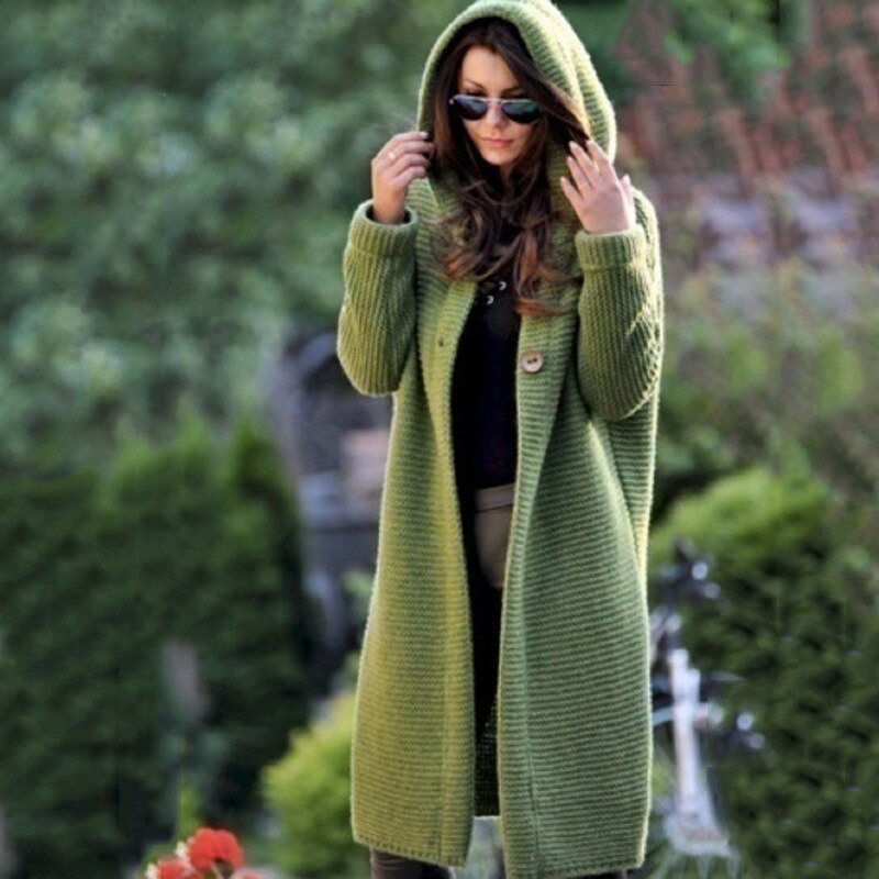 Hannah | Longline Hooded Cardigan for Women