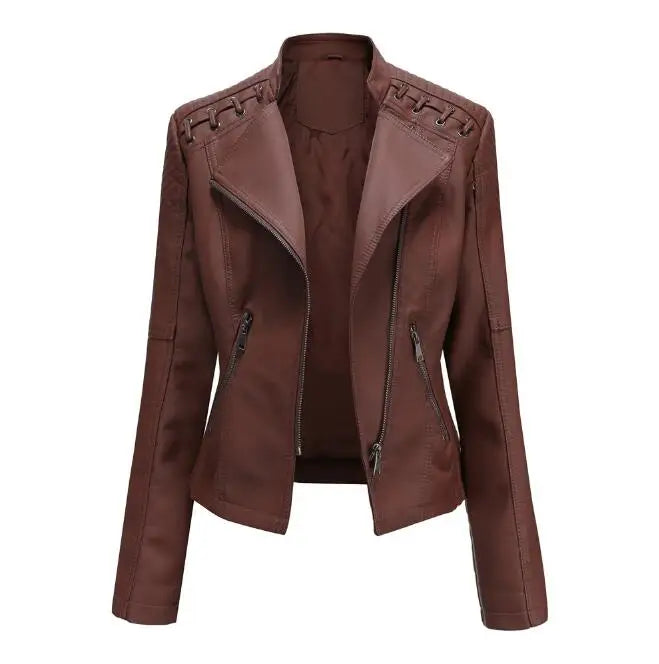 Pia | Veste en cuir souple intemporelle