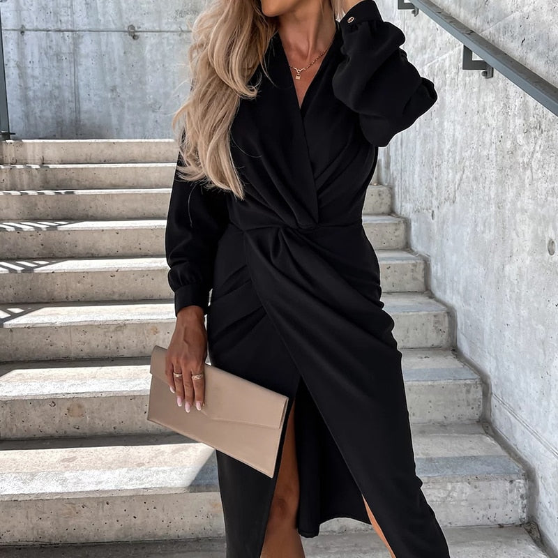 Petra | Elegant Bodycon Turtleneck Dress