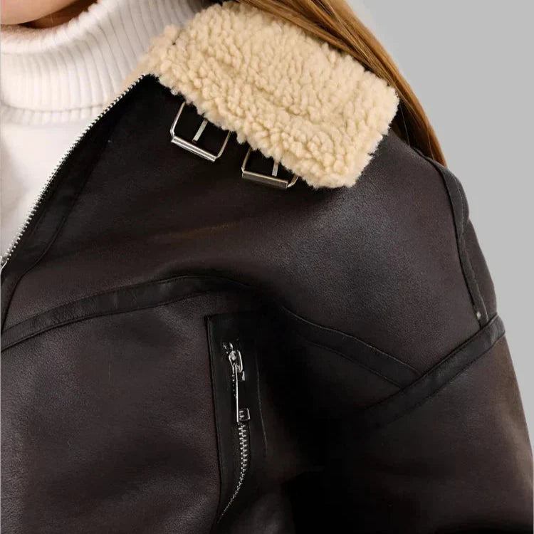 Pia | Veste en cuir respirante multifonctionnelle