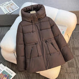 Valerie | Hooded Puffer Coat with Adjustable Waist