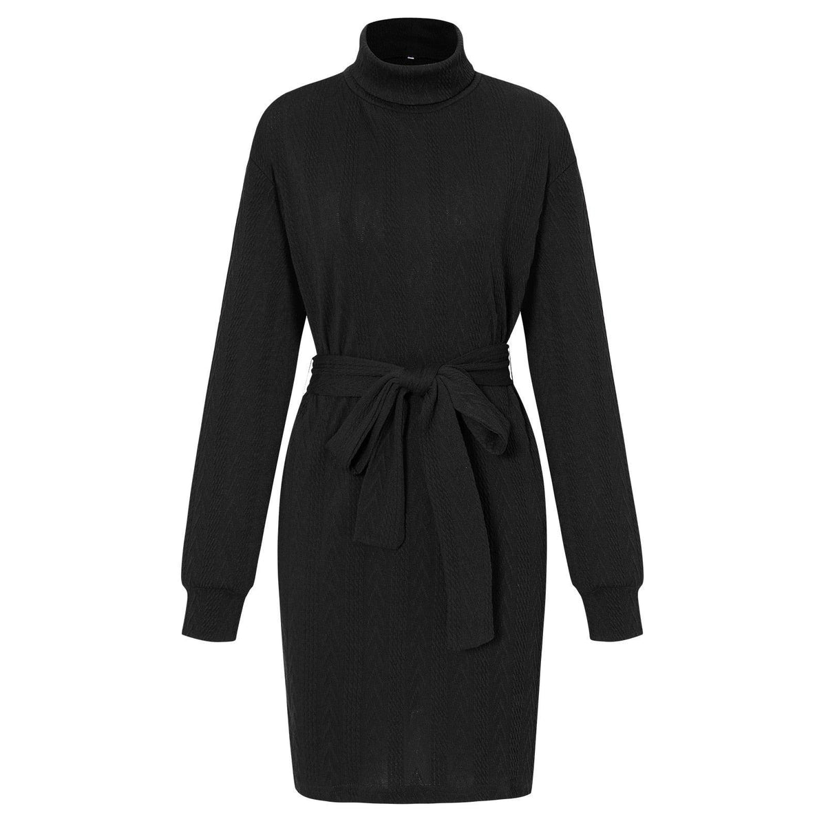 Olive | Elegant Bodycon Turtleneck Dress