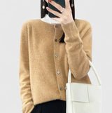 Violet | Comfortable Button-Up Knit Cardigan