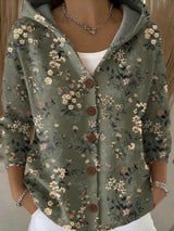 Clara | Women's Artistic Hooded Cardigan