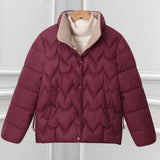 Yelena | Women’s Quilted Jacket with Arched Quilting