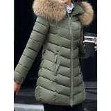 Flora | Quilted Puffer Jacket with Faux-Fur Hood