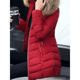 Flora | Quilted Puffer Jacket with Faux-Fur Hood