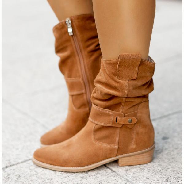 Brianna | Comfortable Slouch Ankle Boots