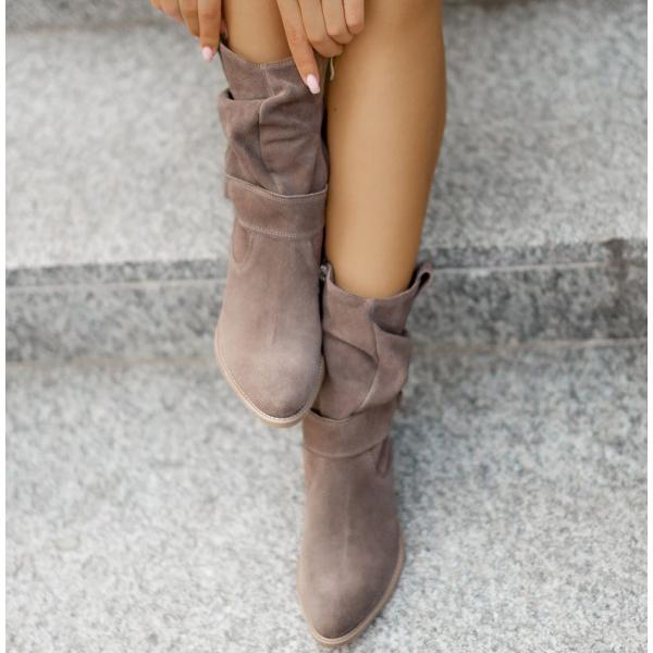 Brianna | Comfortable Slouch Ankle Boots