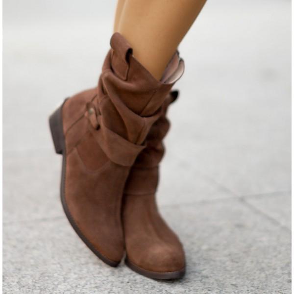 Brianna | Comfortable Slouch Ankle Boots