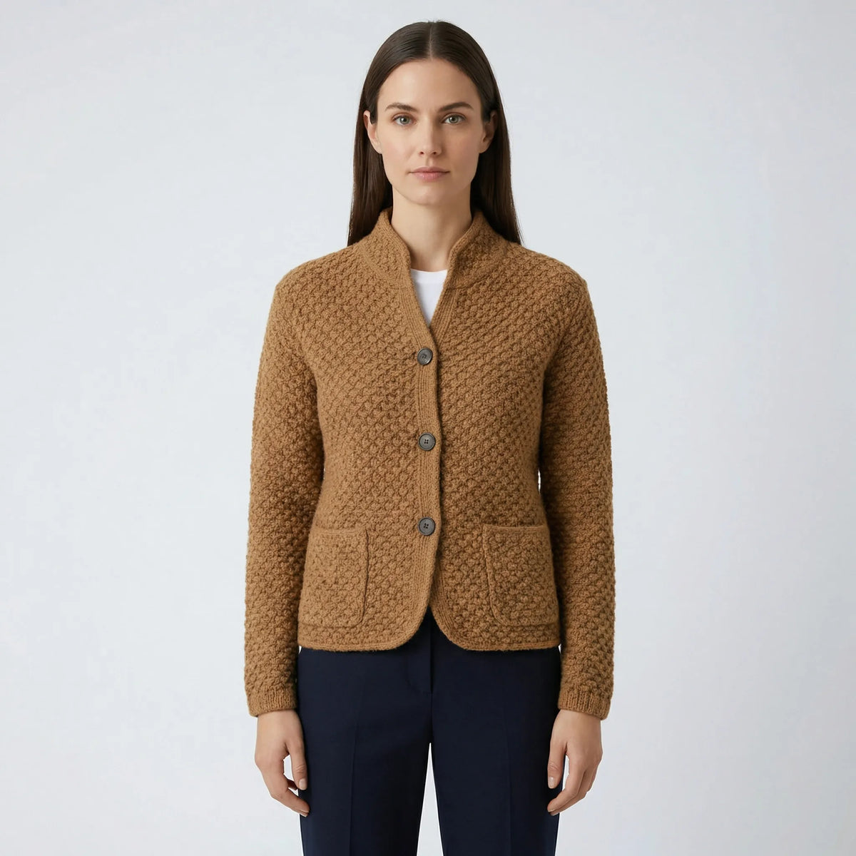 Marina | Tailored Cardigan Jacket with Pockets