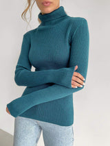 Vesper | Elegant Ribbed Turtleneck Sweater