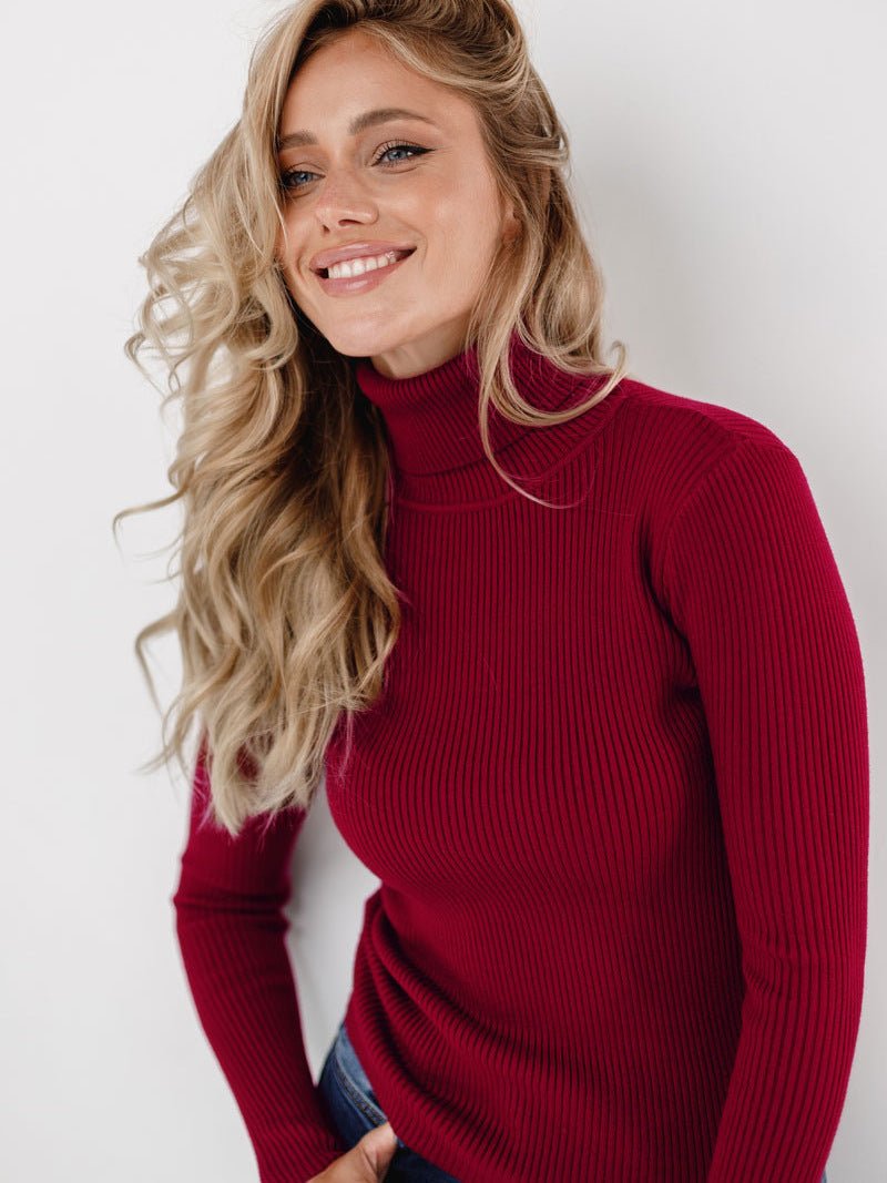 Vesper | Elegant Ribbed Turtleneck Sweater