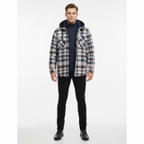 Zelda | Warm Plaid Button-Up Jacket for Men