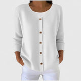 Wanda | Elegant V-Neck Button-Down Cardigan