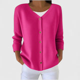 Wanda | Elegant V-Neck Button-Down Cardigan