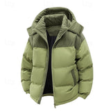 Annalise | Men's Hooded Puffer Jacket with Colour-Block Design