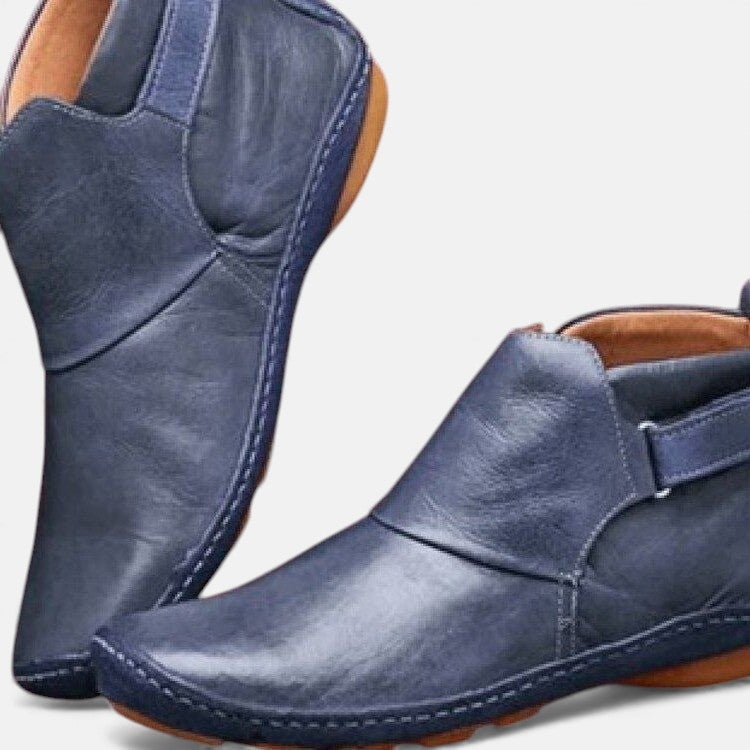 Felicity | Comfort Ankle Boots with Elastic Side Panels