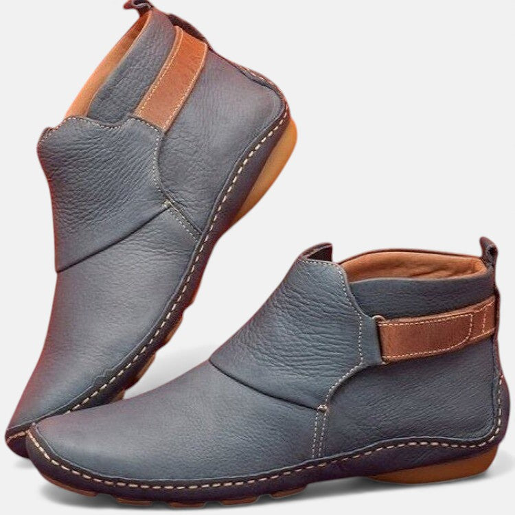 Felicity | Comfort Ankle Boots with Elastic Side Panels