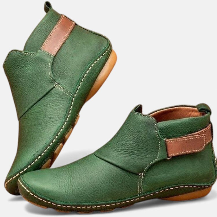Felicity | Comfort Ankle Boots with Elastic Side Panels